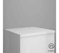 Burgbad Iveo pannello di copertura, APCU035F2833, Iveo bianco finitura a specchio [Mobili da Bagno > Accessori per Mobili da Bagno]