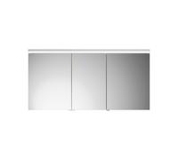 burgbad Lin20 armoire de toilette avec éclairage LED et éclairage LED du lavabo, 3 portes, porte du milieu butée à droite, 1400x700x170mm, SPQL140LF5353, SPQL140LF5353, Colorazione: Arredamento urbano