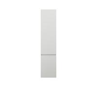 burgbad Lin20 Armoire haute murale avec 2 portes, y compris tablettes angulaires, charnières à droite, 400x245x1760mm, HSPF040RF5375, HSPF040RF5375, Colorazione: Bianco opaco