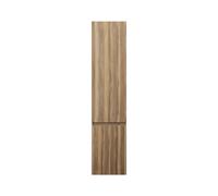 burgbad Lin20 Armoire haute murale avec 2 portes, y compris tablettes angulaires, charnières à droite, 400x245x1760mm, HSPF040RF5357, HSPF040RF5357, Colorazione: Esche Dekor Cappuccino