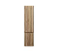 burgbad Lin20 Armoire haute murale avec 2 portes, y compris tablettes angulaires, charnières à gauche, 400x245x1760mm, HSPF040LF5357, HSPF040LF5357, Colorazione: Esche Dekor Cappuccino