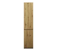 burgbad Lin20 Armoire haute sur pied avec 2 portes, éclairage intérieur LED, tiroirs intérieurs, charnières à droite, 400x345x2000mm, HSPN040RF5353, HSPN040RF5353, Colorazione: Arredamento urbano in q