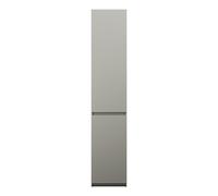 burgbad Lin20 Armoire haute sur pied avec 2 portes, éclairage intérieur LED, tiroirs intérieurs, charnières à gauche, 400x345x2000mm, HSPN040LF5352, HSPN040LF5352, Colorazione: Grigio basalto opaco co