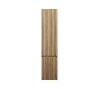 burgbad Lin20 Armoires hautes suspendues avec 1 porte, panier à linge inclus, charnières à gauche, 400x345x1760mm, HSPG040LF5357, HSPG040LF5357, Colorazione: Esche Dekor Cappuccino