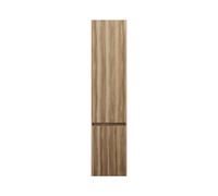 burgbad Lin20 Armoires hautes suspendues avec 2 portes, y compris tablettes angulaires, charnières à gauche, 400x345x1760mm, HSPE040LF5357, HSPE040LF5357, Colorazione: Esche Dekor Cappuccino