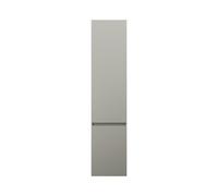 burgbad Lin20 Armoires hautes suspendues avec 1 porte, panier à linge inclus, charnières à droite, 400x345x1760mm, HSPG040RF5352, HSPG040RF5352, Colorazione: Grigio basalto opaco con bordo laser