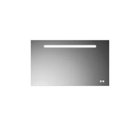 burgbad Lin20 miroir lumineux avec éclairage LED horizontal, mélamine, 1200x30x700mm, SIIX120PN529, SIIX120PN529