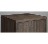 burgbad Plaque de recouvrement pour armoire mi-hauteur, même finition que la façade, APCU035F2748, APCU035F2748, Colorazione: Decorazione Tartufo Castagno / Decorazione Tartufo Castagno Decorazione Ta