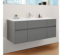 Burgbad RC40 Solitaire mobile con lavabo, 6 scomparti estraibili, SGAE120F4511C0037, RC40 Solitaire [Mobili da Bagno > Mobili con Lavabo Integrato]