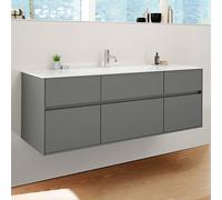 Burgbad RC40 Solitaire mobile con lavabo, 6 scomparti estraibili, SGAE140F4511C0001, RC40 Solitaire [Mobili da Bagno > Mobili con Lavabo Integrato]