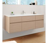 Burgbad RC40 Solitaire mobile con lavabo, 6 scomparti estraibili, SGAE140F4608C0037, RC40 Solitaire [Mobili da Bagno > Mobili con Lavabo Integrato]