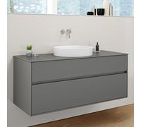 Burgbad RC40 Solitaire mobile sottolavabo, 2 scomparti estraibili per lavabo da appoggio, SGBH120F4511A0109#AusschnittMBA0031, RC40 Solitaire [Mobili da Bagno > Mobili Lavabo]