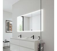 Burgbad RL20 armadietto a specchio, 3 ante con apertura in vetro trasparente, SPVN140RF6947G0291, RL20 [Armadietti a Specchio > Armadietti a Specchio]