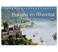 Burgen im Rheintal - Landschaft, Romantik, legend (Tischkalender 2026 DIN A5 quer), CALVENDO Monatskalender: Landschaft und Romantik im Mittleren Oberrheintal