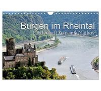 Burgen im Rheintal - Landschaft, Romantik, legend (Wandkalender 2026 DIN A4 quer), CALVENDO Monatskalender: Landschaft und Romantik im Mittleren Oberrheintal