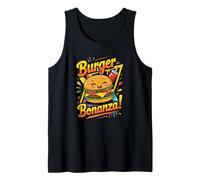 Burger Bonanza - Divertente Cartone Animato per Hamburger di Canotta