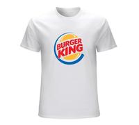 Burger King Mens T-Shirt Unisex White Top Tee L