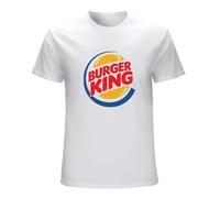 Burger King T-Shirt for Men, Tee T-Shirt White M