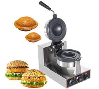 Burger Maker, Macchina Elettrica for Burger Ufo, Macchina for Burger Al Gelato Domestica Commerciale, Pressa Panini Elettrica Antiaderente, Regolazione Temperatura 50-300°C