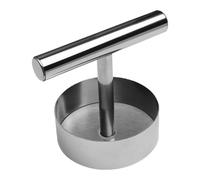 Burger Maker Press Stainless Steel Non-Stick Hamburger Patty Maker | Round Meet Beef Veggie Hamburger Mold, Easy Release, For Kitchen BBQ Grilling