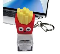 Burger Schlüsselanhänger Taschenanhänger - Kreativer Food Design Schlüsselring aus ABS, Lustiges Geschenk für Männer, Frauen, Kinder, Teenager | Stilvolles