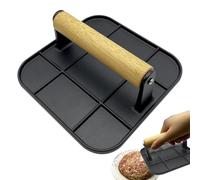 Burger Smasher for Griddle | Heavy-Duty 6.3 inch Cast Iron Press | Non-Stick Hamburger Maker | Ideal for Flat Top Grilling and BBQ | Kitchen Tool for Meat Lovers
