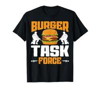 Burger Task Force Funny Grill Duty Meat Mission Shirt Maglietta