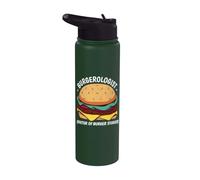 Burgerologo Dottore in Studi Hamburger - Amante degli Burger Stainless Steel Insulated Water Bottle