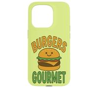 Burgers Gourmet - umorismo culinario illustrazione gourmet Custodia per iPhone 15 Pro