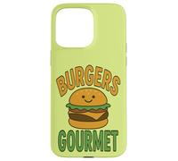 Burgers Gourmet - umorismo culinario illustrazione gourmet Custodia per iPhone 15 Pro Max
