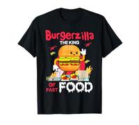 Burgerzilla - Costume divertente da burger da fast food Maglietta