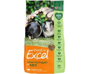 Burgess Excel - Guinea Pig con Pepite alla Menta da 10 Kg