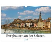 Burghausen an der Salzach (Wandkalender 2026 DIN A3 quer), CALVENDO Monatskalender: Die längste Burg der Welt entdecken