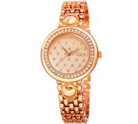 Burgi BUR170RG Analogico Quarzo Tonalità Rosa Cristallo Swarovski Donna Orologio