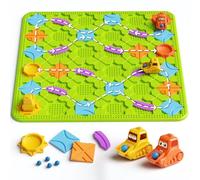 burgkidz Giocattoli per Bambini Giochi da Tavolo - Grande logica Strada Costruttore Puzzle Labirinto Giochi per 4 5 6 7 Anni Ragazzi Ragazze, Giochi Montessori per i Bambini Regali Multiplayer