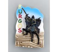 Burgos Spagna turistico souvenir 3D frigorifero magnete decorazione frigorifero