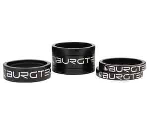 Burgtec kit distanziale sterzo nero 5mm x2 10mm 20mm