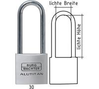 Burgwächter Lucchetto a cilindro 770 HB Alutitan