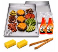 Buri 2 Plancha-Set 30x37 CM Compatibile Con Carne Arrosto Re Sovereign