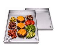 Buri 2 Planchas 30x37 CM, Acciaio, Compatibile Con Weber Spirit 300 Serie