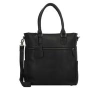 Burkely Antique Avery Borsa a spalla Vera Pelle 34 cm Vano porta PC nero