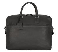 Burkely Antique Avery Cartella in pelle 46 cm Scomparto per computer portatile nero