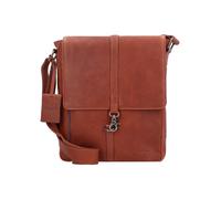 Burkely Antique Avery Messaggero Vera Pelle 28 cm marrone