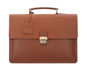 Burkely Cartella Dean vintage in pelle 38 cm marrone
