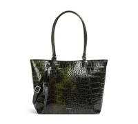Burkely Cool Colbie Borsa shopper Vera Pelle 37 cm verde