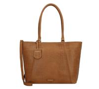 Burkely Cool Colbie Borsa shopper Vera Pelle 37 cm marrone