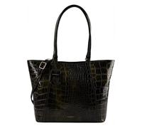 Burkely Cool Colbie Borsa shopper Vera Pelle 37 cm verde