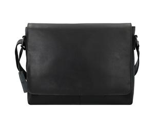 Burkely Messaggero vintage Juul in pelle 36 cm nero