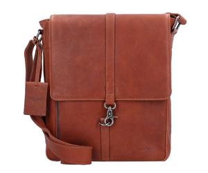 Burkely Messenger in pelle antica Avery 28 cm marrone
