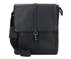 Burkely Messenger in pelle antica Avery 28 cm nero